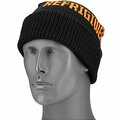 Refrigiwear Black Acrylic Knit Watch Cap with Orange Logo 0045RPROOSA 47624147